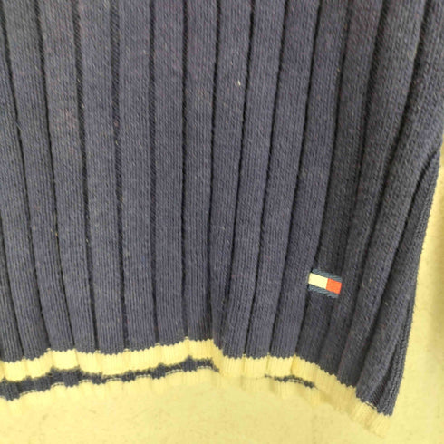 トミーヒルフィガー TOMMY HILFIGER フロントロゴ コットンニット レディース S
