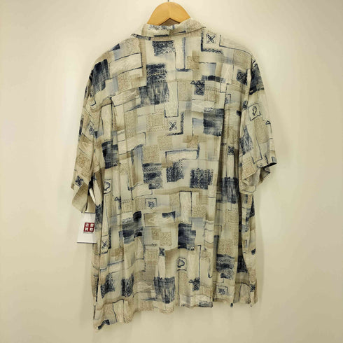 バティックベイ Batik Bay 総柄 レーヨン S/S オープンカラー シャツ メンズ import:XXL