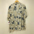 バティックベイ Batik Bay 総柄 レーヨン S/S オープンカラー シャツ メンズ import:XXL