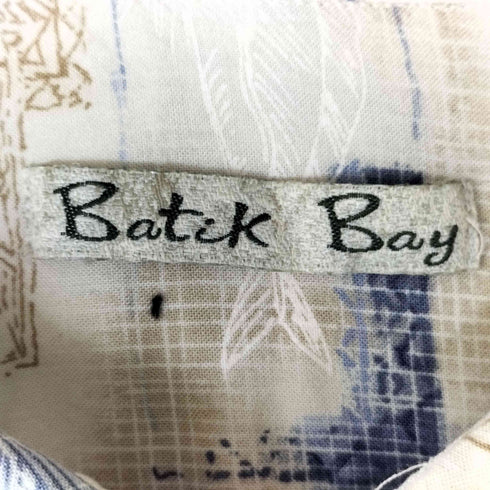 バティックベイ Batik Bay 総柄 レーヨン S/S オープンカラー シャツ メンズ import:XXL