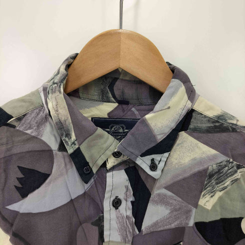 PARAMETRE 総柄 レーヨン L/S ボタンダウン シャツ メンズ 5