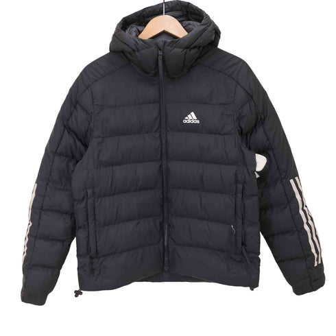 アディダス adidas ITAVIC スリーストライプス ミッドウェイト フード付きジャケット レディース import:S