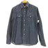 メゾンキツネ MAISON KITSUNE ウエスタンデニムシャツ メンズ XS