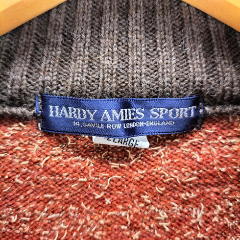 ハーディエイミス HARDY AMIES SPORT 犬柄 切替 セーター メンズ JPN:5