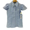 エピヌ epine PARIS pearl blouse blue stripe レディース