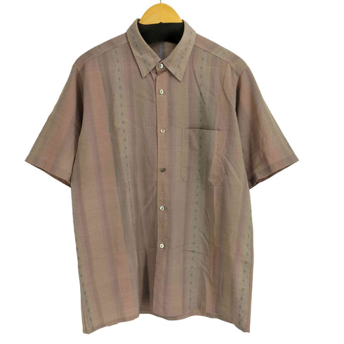 ROCK WASHABLE WOOL 総柄 S/S シャツ メンズ JPN:L