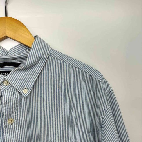 チャップス CHAPS ストライプ オックスフォード ボタンダウン シャツ メンズ import:XXL