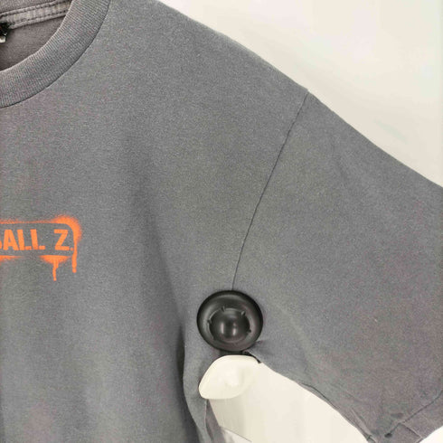 00S US企画 @2002 アニメキャラクター バックプリント クルーネック S/S Tシャツ メンズ import:M