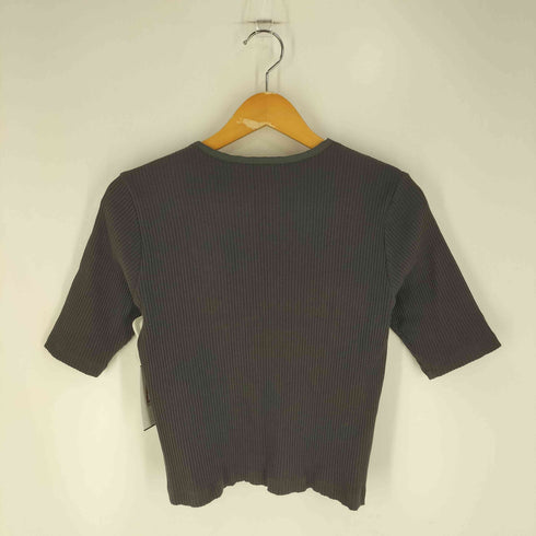 ビューティーアンドユースユナイテッドアローズ BEAUTY & YOUTH UNITED ARROWS リブ ホック ショートスリーブ カットソー レディース FREE