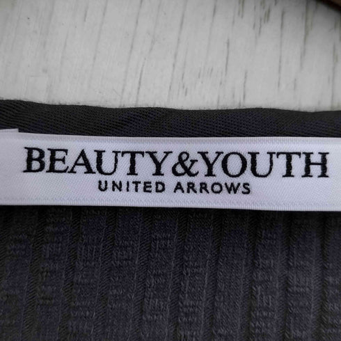 ビューティーアンドユースユナイテッドアローズ BEAUTY & YOUTH UNITED ARROWS リブ ホック ショートスリーブ カットソー レディース FREE