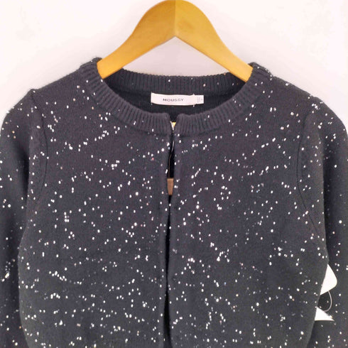 マウジー moussy SPANGLE KNIT COMBI レディース FREE