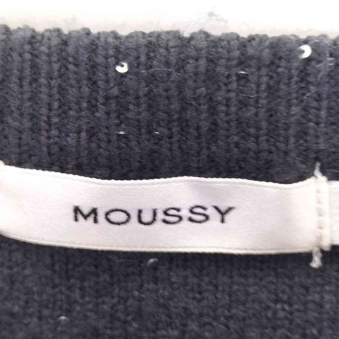 マウジー moussy SPANGLE KNIT COMBI レディース FREE
