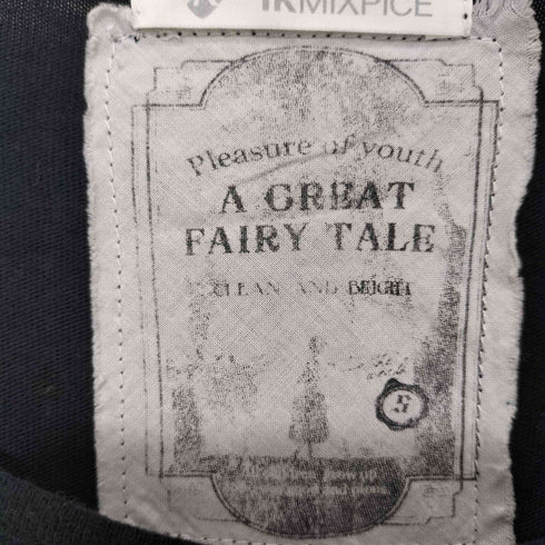 A GREAT FAIRY TALE 00s Y2K ユニオンジャック スパンコール L/S Tシャツ レディース FREE