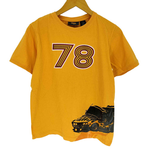 ルートロクジュウロク ROUTE66 フロント プリント クルーネック S/S Tシャツ メンズ 14/16