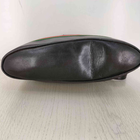 グッチ GUCCI イタリア製 OLD GG金具 バケツ型ショルダーバッグ レディース