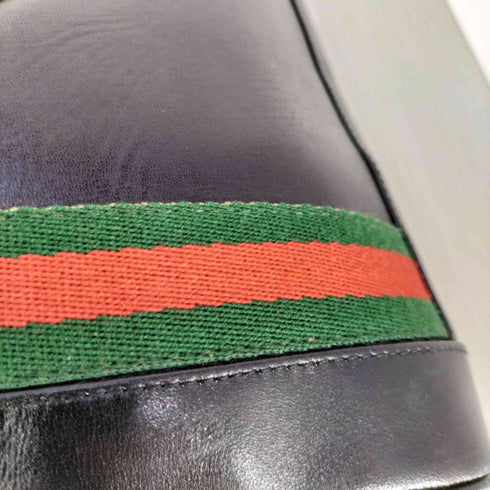 グッチ GUCCI イタリア製 OLD GG金具 バケツ型ショルダーバッグ レディース