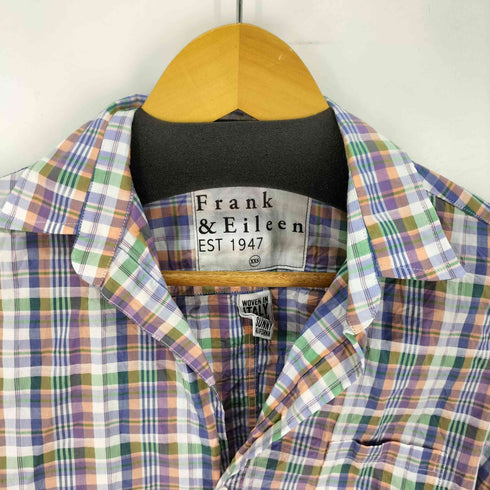 フランクアンドアイリーン Frank&Eileen USA製 BARRY スキッパー チェックシャツ レディース XX-SMALL