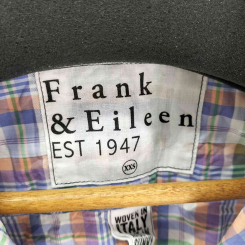 フランクアンドアイリーン Frank&Eileen USA製 BARRY スキッパー チェックシャツ レディース XX-SMALL