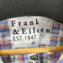 フランクアンドアイリーン Frank&Eileen USA製 BARRY スキッパー チェックシャツ レディース XX-SMALL