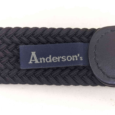 Anderson's ラバーメッシュベルト メンズ 85