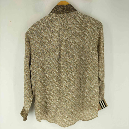 バーバリーロンドン BURBERRY LONDON 総柄 L/S シルクブラウス レディース US:0-2