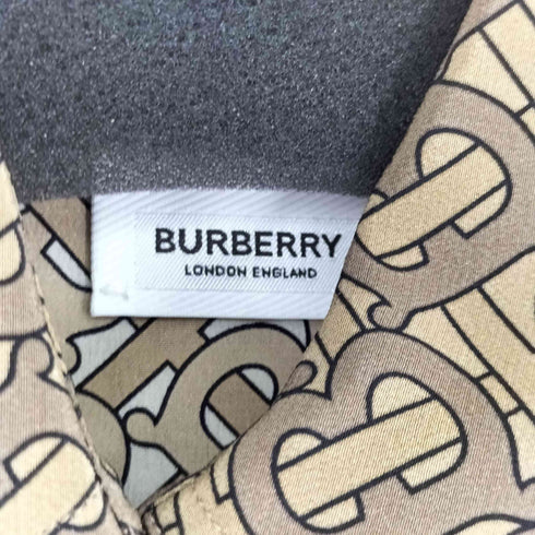バーバリーロンドン BURBERRY LONDON 総柄 L/S シルクブラウス レディース US:0-2