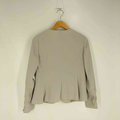 ユナイテッドアローズグリーンレーベルリラクシング UNITED ARROWS green label relaxing ノーカラー ジャケット -ウォッシャブル・防シワ- レディース JPN:38
