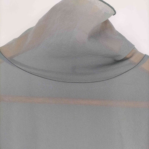ビューティーアンドユースユナイテッドアローズ BEAUTY & YOUTH UNITED ARROWS BY ポリエステルシフォン タートルネック プルオーバー -ウォッシャブル- レディース