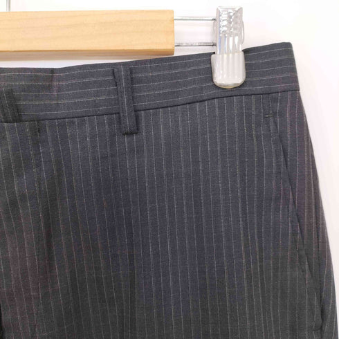 パーソンズフォーメン person's for men ストライプ パワーショルダー 背抜き 2B テーラードジャケット センタープレス スラックス セットアップ メンズ a5