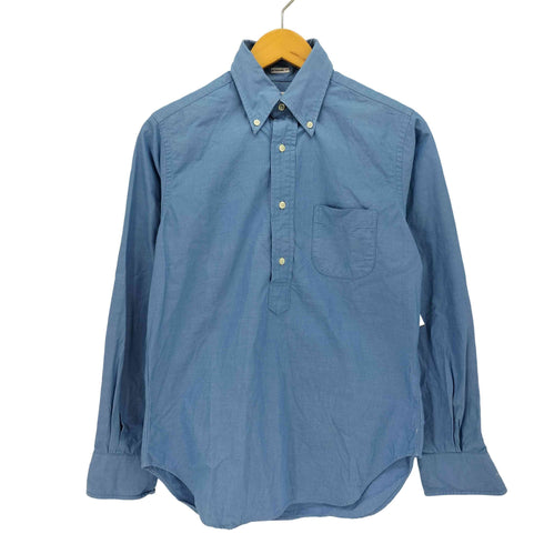 インディヴィジュアライズドシャツ individualized shirts USA製 STANDARD FIT リップストップ ボタンダウン プルオーバー L/S シャツ メンズ 14 1/2