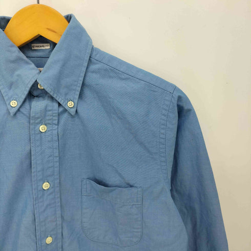 インディヴィジュアライズドシャツ individualized shirts USA製 STANDARD FIT リップストップ ボタンダウン プルオーバー L/S シャツ メンズ 14 1/2