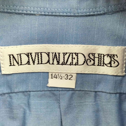 インディヴィジュアライズドシャツ individualized shirts USA製 STANDARD FIT リップストップ ボタンダウン プルオーバー L/S シャツ メンズ 14 1/2