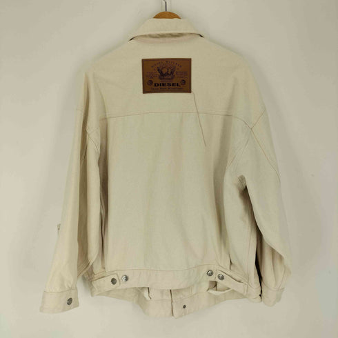 ディーゼル DIESEL バックロゴパッチ ビッグシルエット デニム トラッカージャケット メンズ import:S