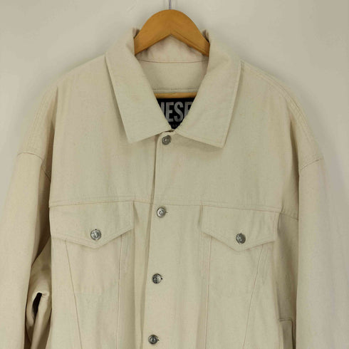 ディーゼル DIESEL バックロゴパッチ ビッグシルエット デニム トラッカージャケット メンズ import:S