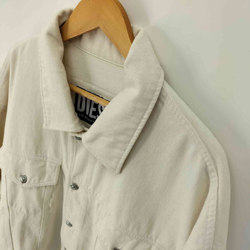 ディーゼル DIESEL バックロゴパッチ ビッグシルエット デニム トラッカージャケット メンズ import:S