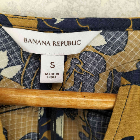 バナナリパブリック BANANA REPUBLIC ストレッチ コットン ボリュームスリーブ トップス レディース S