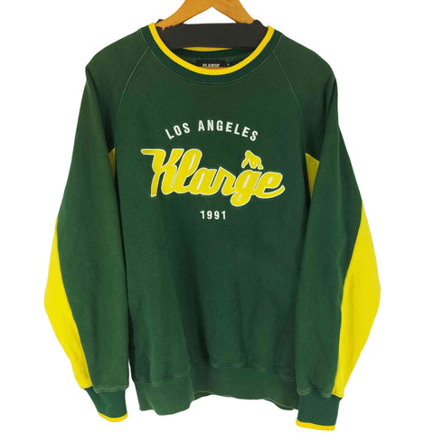 エクストララージ XLARGE TEAM LOGO 2TONE CREWNECK SWEAT メンズ JPN:M