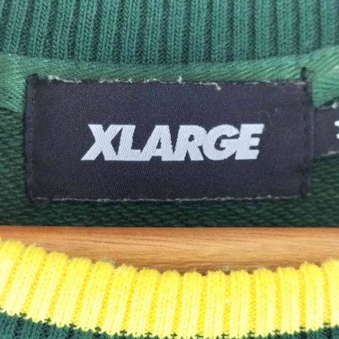 エクストララージ XLARGE TEAM LOGO 2TONE CREWNECK SWEAT メンズ JPN:M