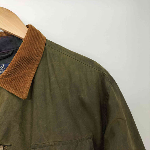 ポロバイラルフローレン Polo by RALPH LAUREN 90s USA製 オイルド ハンティング ジャケット メンズ import:M