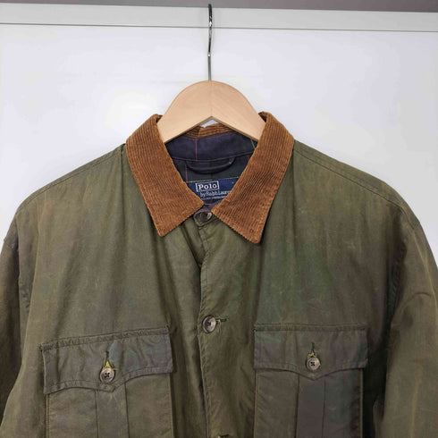 ポロバイラルフローレン Polo by RALPH LAUREN 90s USA製 オイルド ハンティング ジャケット メンズ import:M
