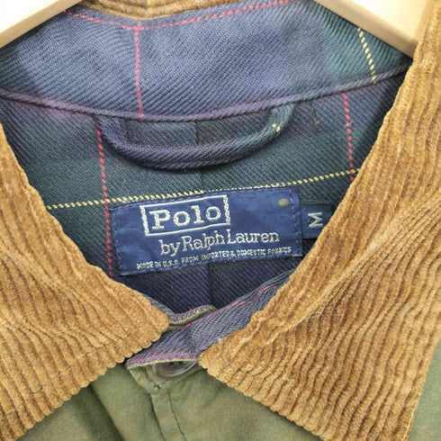 ポロバイラルフローレン Polo by RALPH LAUREN 90s USA製 オイルド ハンティング ジャケット メンズ import:M
