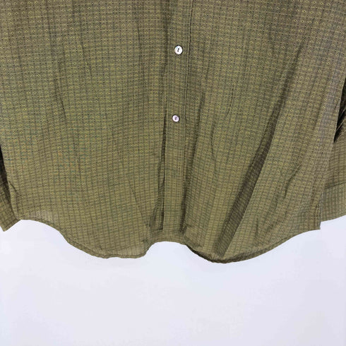 キャサリンハムネットロンドン KATHARINE HAMNETT LONDON L/S 総柄 貝ボタン シャツ メンズ import:L