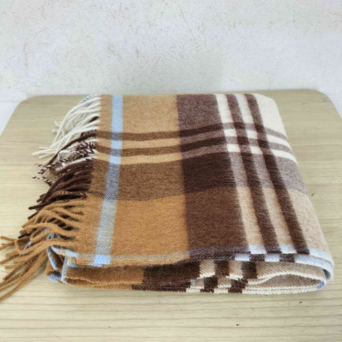 ツイードミル TWEEDMILL PURE NEW WOOL チェック柄マフラー レディース