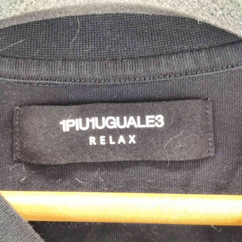 ウノピゥウノウグァーレトレリラックス 1PIU1UGUALE3 RELAX グラデーション刺繍ロングTシャツ メンズ M