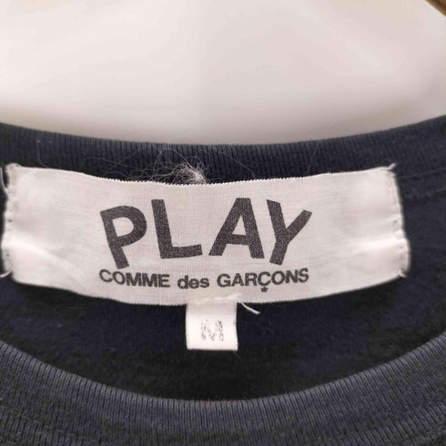 プレイコムデギャルソン PLAY COMME des GARCONS AD2011 ハート プリント & ワッペン S/S Tシャツ メンズ import:M