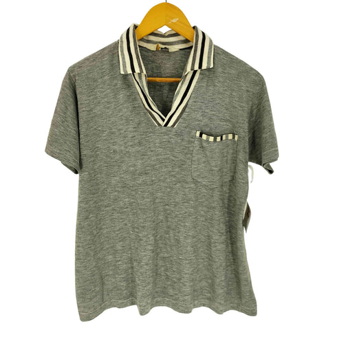 ヴァンヒューゼン VAN HEUSEN 50-60S vhタグ アクリル S/S ポロシャツ メンズ import:M