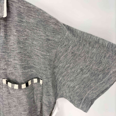 ヴァンヒューゼン VAN HEUSEN 50-60S vhタグ アクリル S/S ポロシャツ メンズ import:M