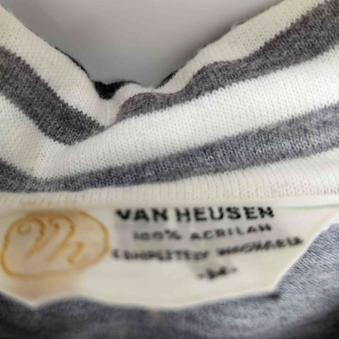 ヴァンヒューゼン VAN HEUSEN 50-60S vhタグ アクリル S/S ポロシャツ メンズ import:M