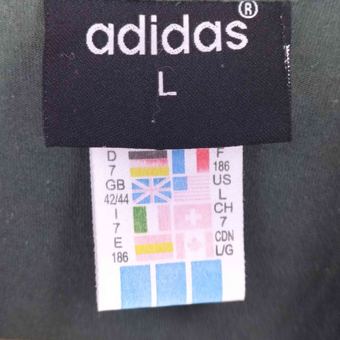 アディダス adidas 刺繍デザイン クルーネックS/S Tシャツ メンズ JPN:L