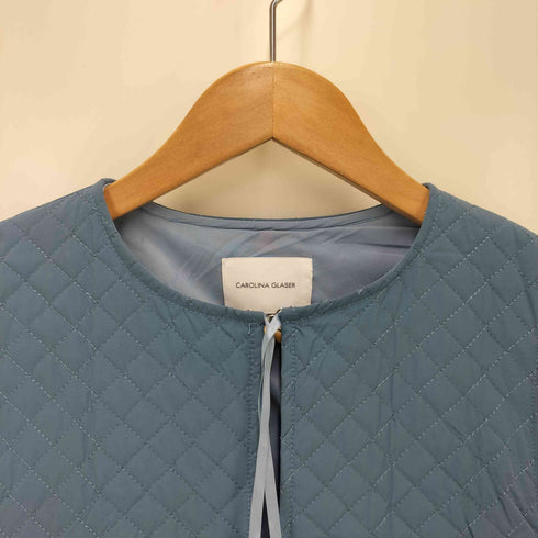 カロリナグレイサー CAROLINA GLASER 25AW リボンキルティング ベスト レディース